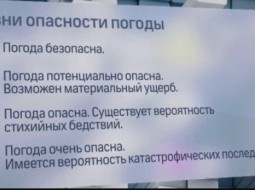  «Оранжевый» уровень опасности .