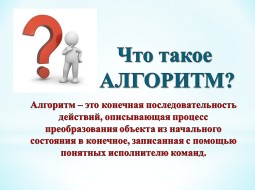 Что такое алгоритм?