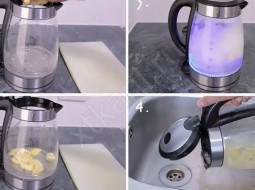 Как быстро почистить чайник от накипи лимонной кислотой