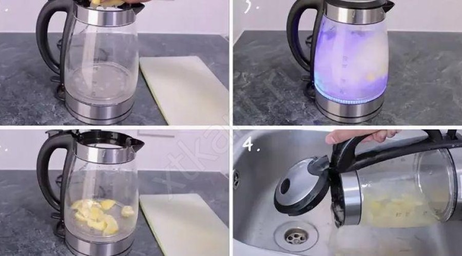 Как быстро почистить чайник от накипи лимонной кислотой