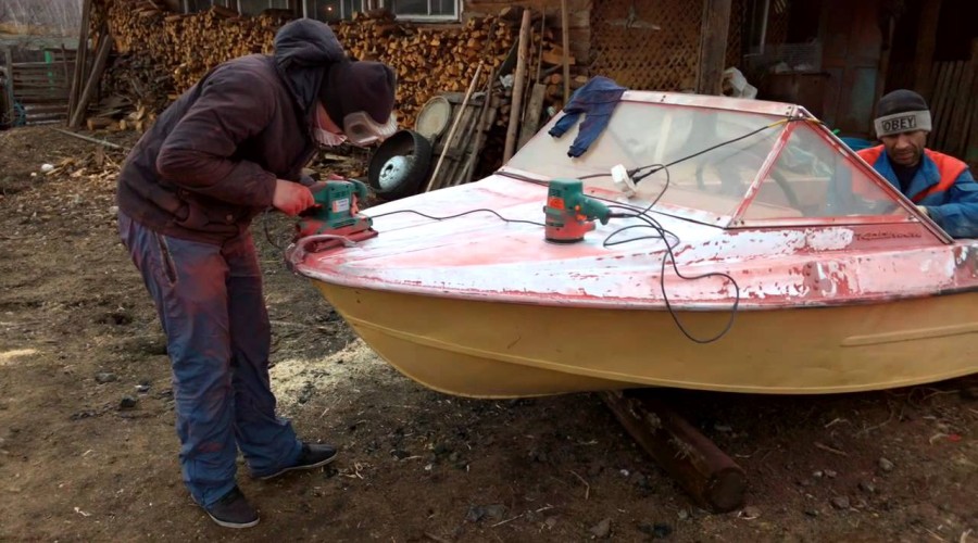 Чем покрасить лодку из стеклопластика, алюминия своими руками